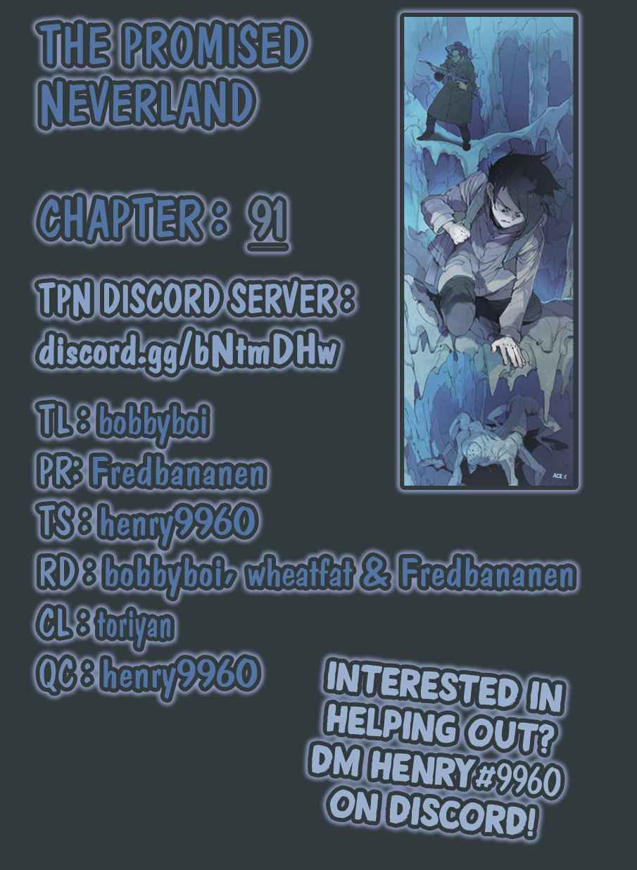 Yakusoku no Neverland Chapter 91 page 1 - Chapter 91: On the way