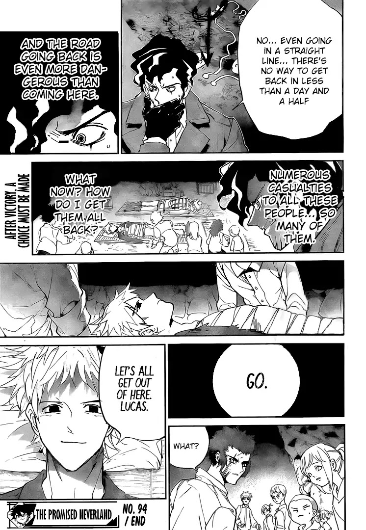 Yakusoku no Neverland Chapter 94 page 19 - Chapter 94: Live, Everybody!