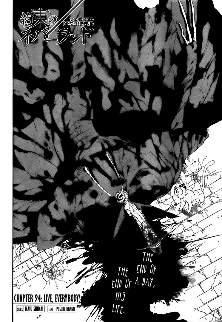 Yakusoku no Neverland Chapter 94 page 6 - Chapter 94: Live, Everybody!