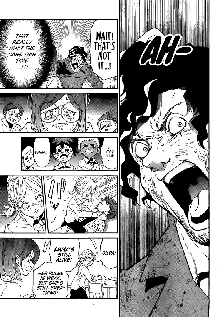Yakusoku no Neverland Chapter 96 page 10 - Chapter 96: Welcome Home