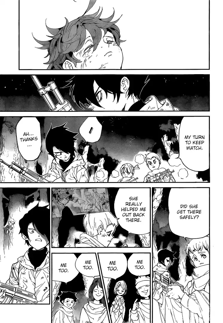 Yakusoku no Neverland Chapter 96 page 12 - Chapter 96: Welcome Home