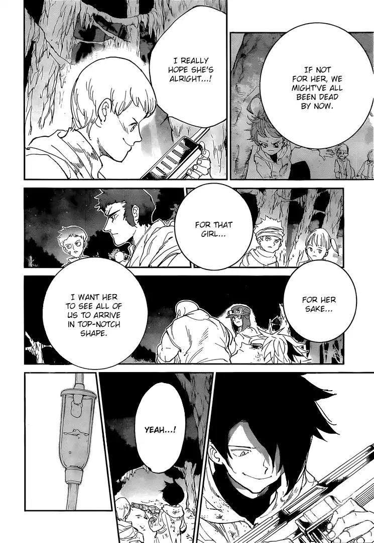 Yakusoku no Neverland Chapter 96 page 13 - Chapter 96: Welcome Home
