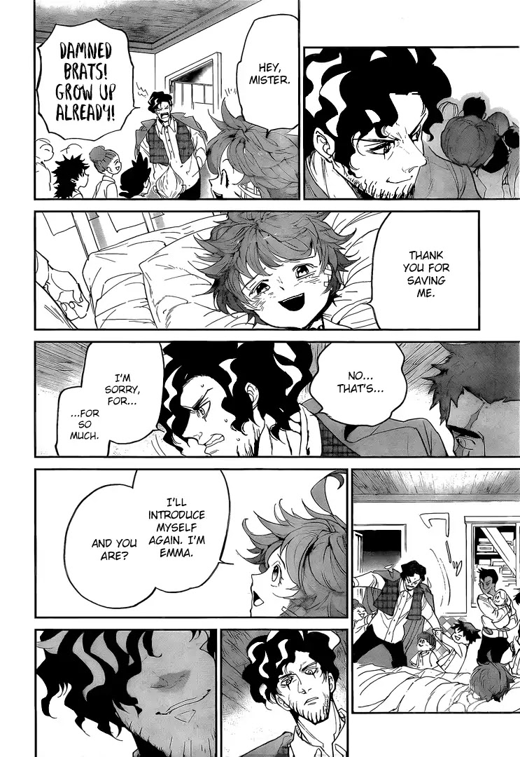 Yakusoku no Neverland Chapter 96 page 18 - Chapter 96: Welcome Home