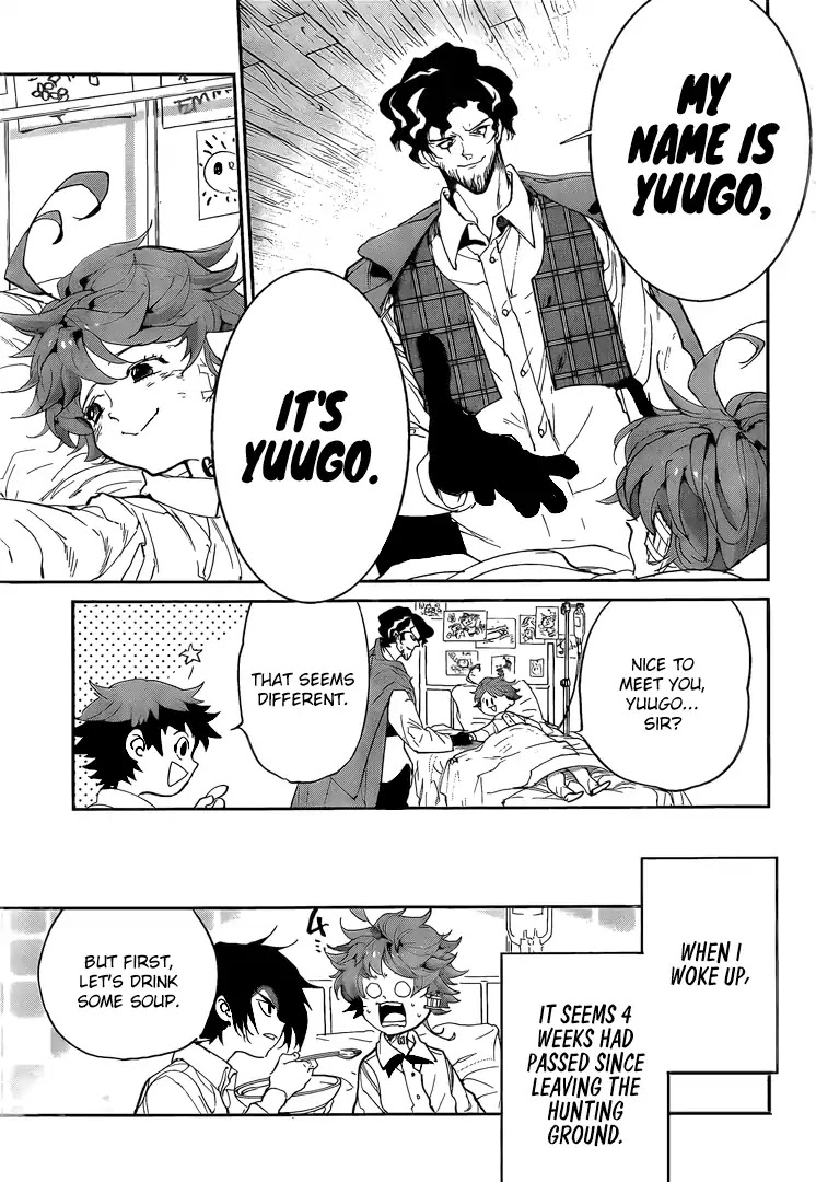 Yakusoku no Neverland Chapter 96 page 19 - Chapter 96: Welcome Home