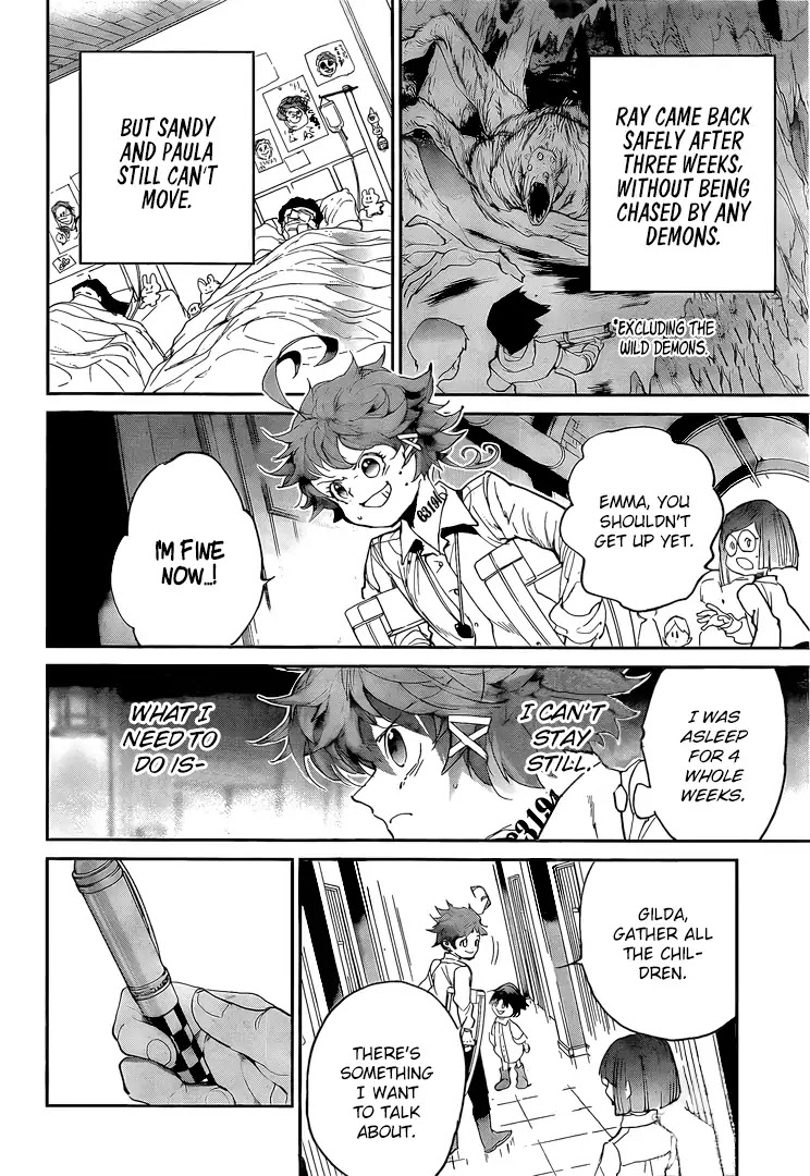 Yakusoku no Neverland Chapter 96 page 20 - Chapter 96: Welcome Home