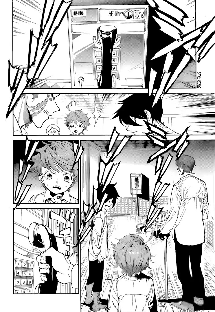 Yakusoku no Neverland Chapter 98 page 16 - Chapter 98: Sound of the Beginning