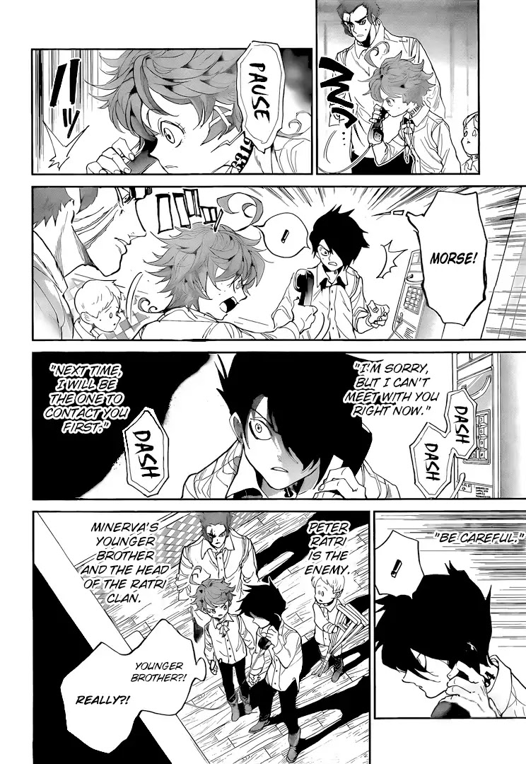 Yakusoku no Neverland Chapter 98 page 18 - Chapter 98: Sound of the Beginning