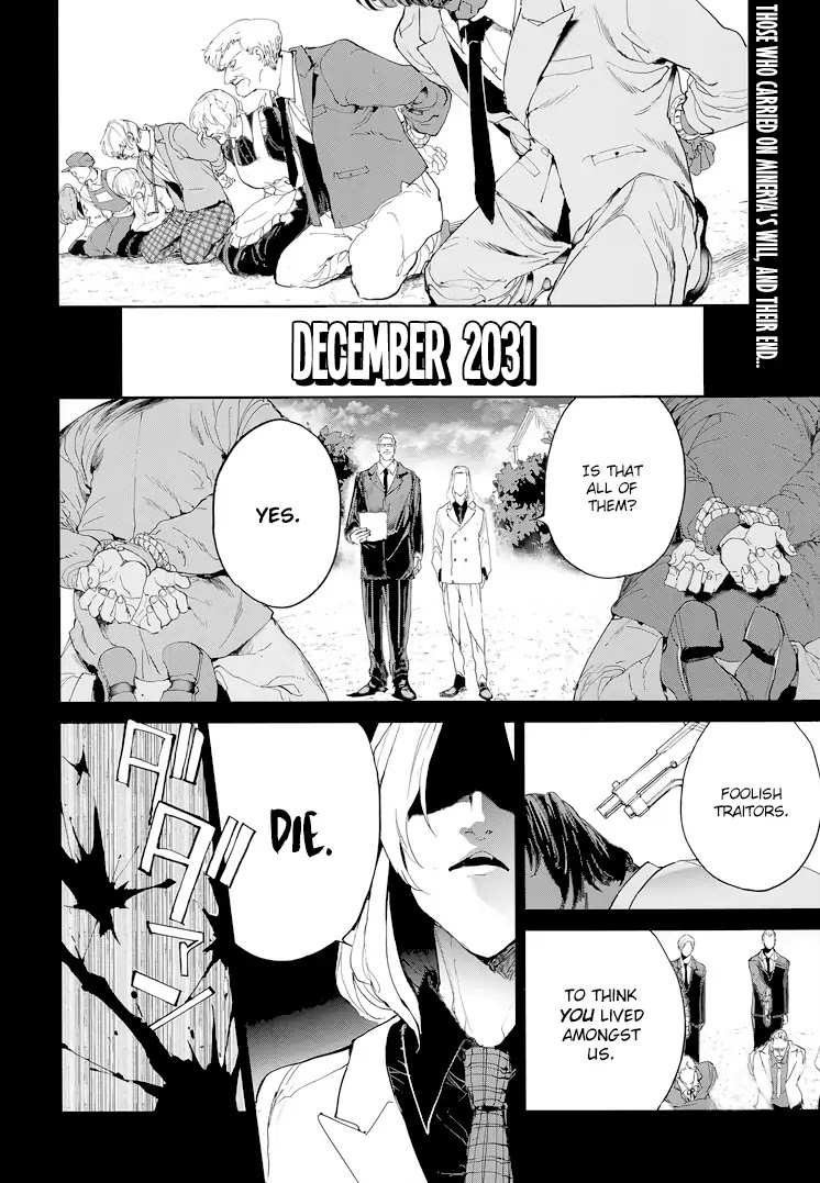 Yakusoku no Neverland Chapter 98 page 3 - Chapter 98: Sound of the Beginning