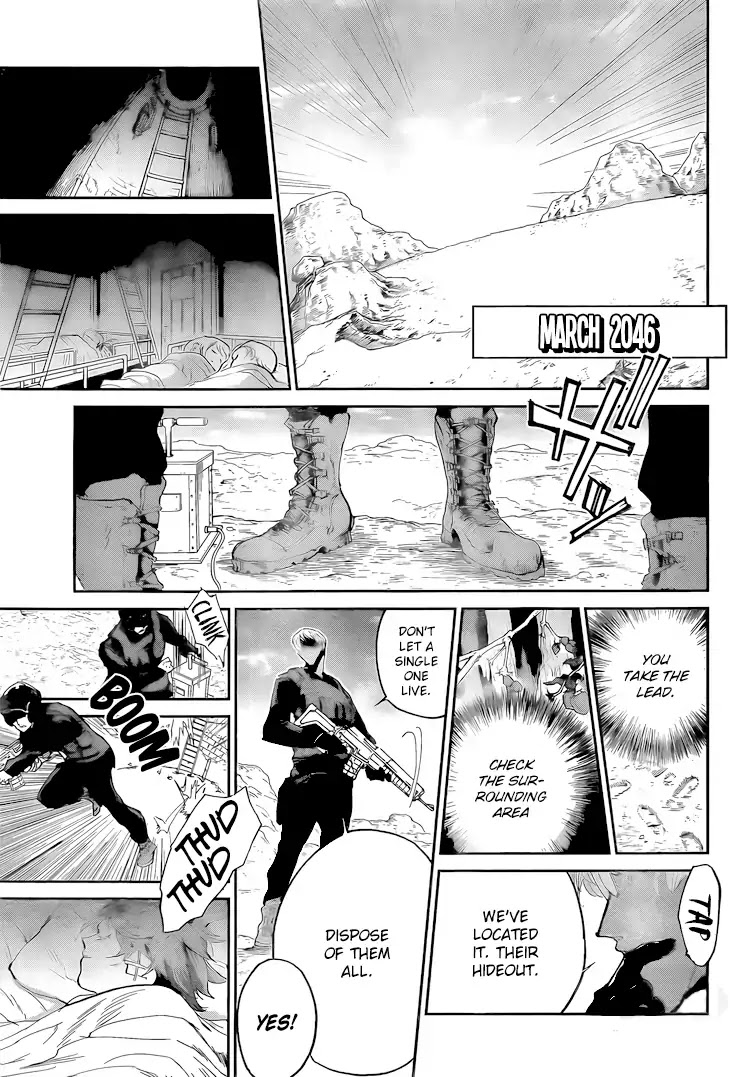 Yakusoku no Neverland Chapter 98 page 4 - Chapter 98: Sound of the Beginning