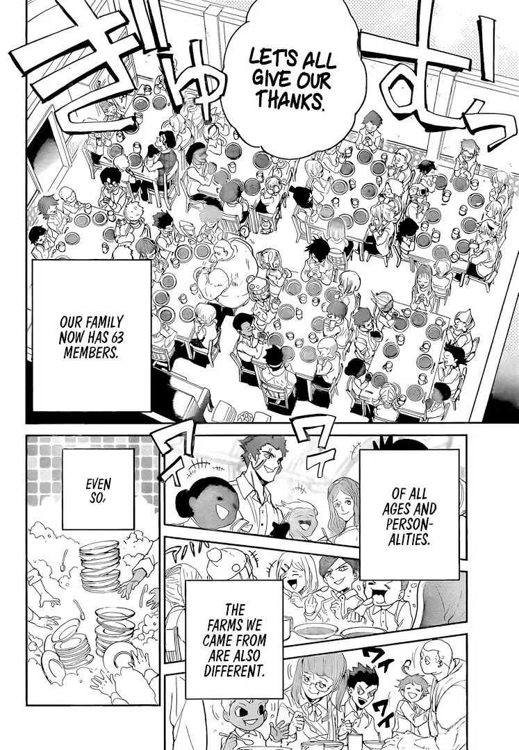 Yakusoku no Neverland Chapter 98 page 6 - Chapter 98: Sound of the Beginning