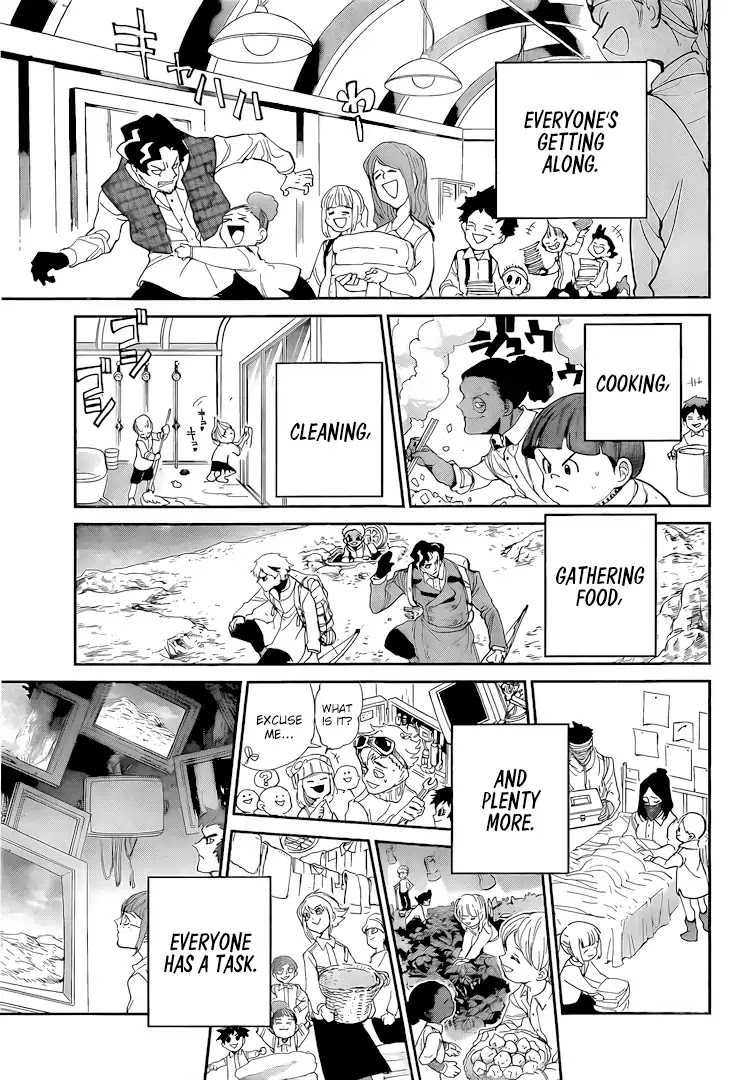 Yakusoku no Neverland Chapter 98 page 7 - Chapter 98: Sound of the Beginning