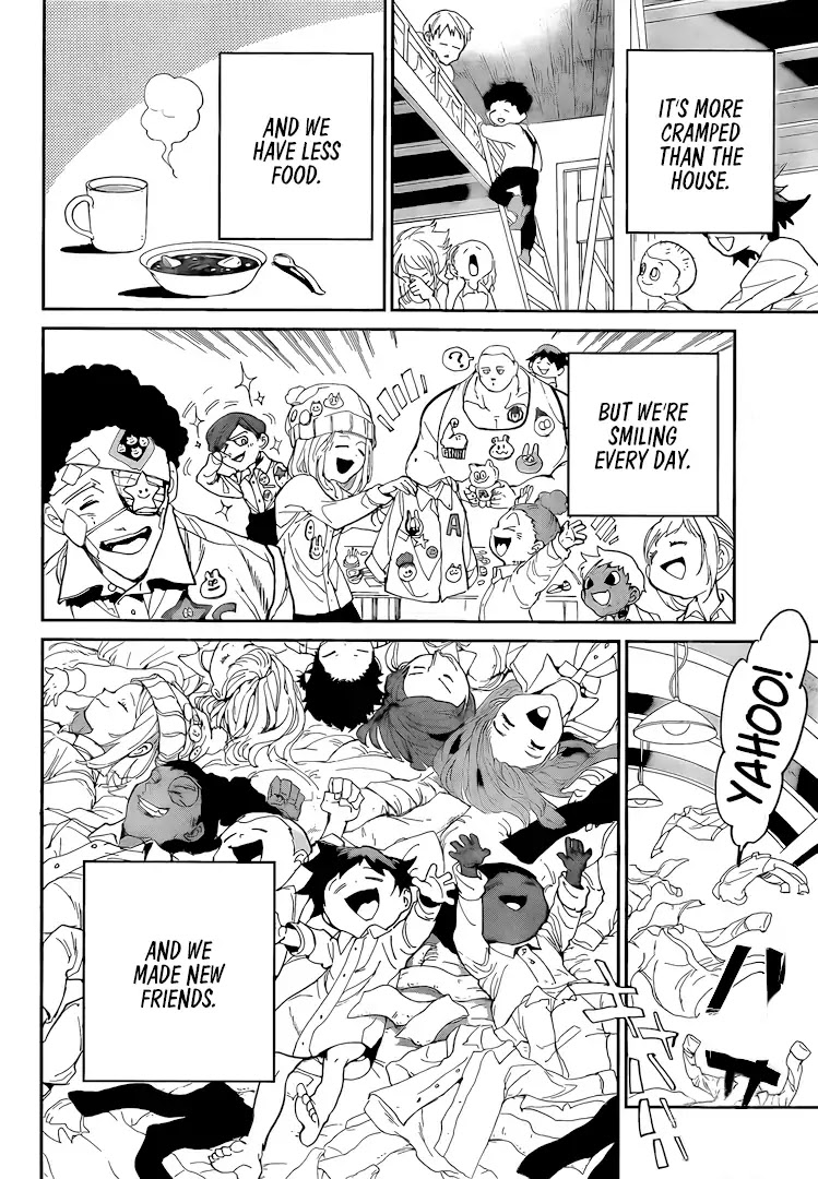 Yakusoku no Neverland Chapter 98 page 8 - Chapter 98: Sound of the Beginning
