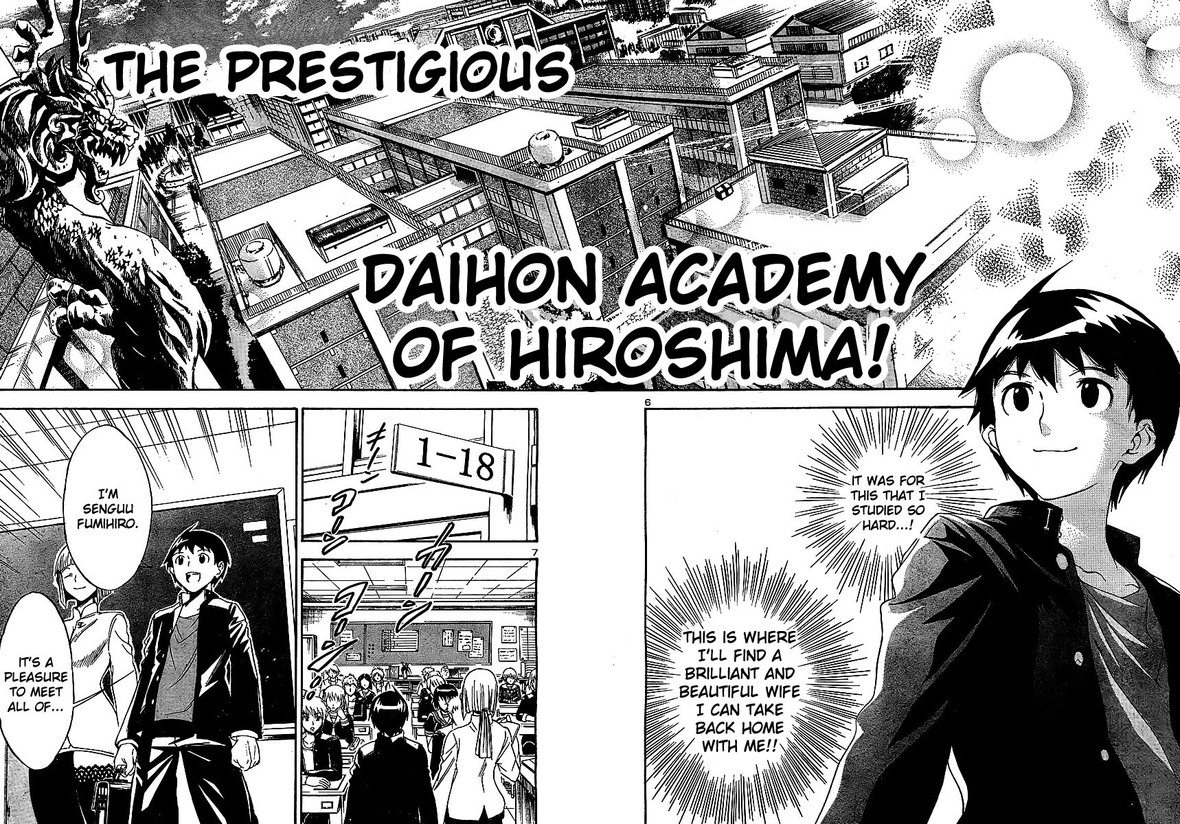 Yakuza Girl Chapter 0 page 11 - Chapter 0, 1 : Getting Acquainted With Daihon Academy