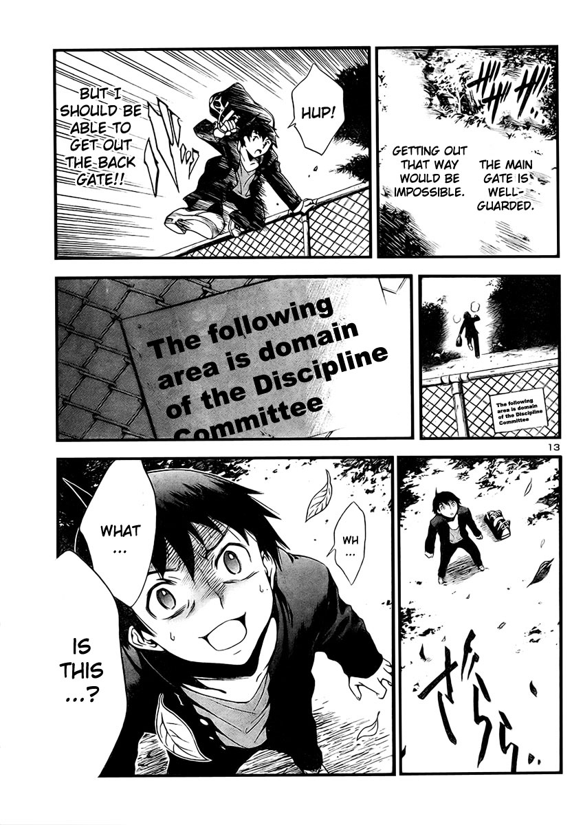Yakuza Girl Chapter 2.2 page 14 - Chapter 2 v2 : Escape