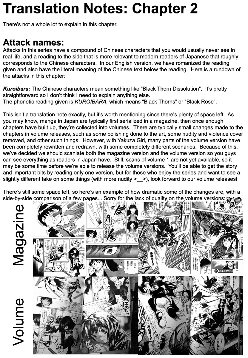 Yakuza Girl Chapter 2.2 page 33 - Chapter 2 v2 : Escape
