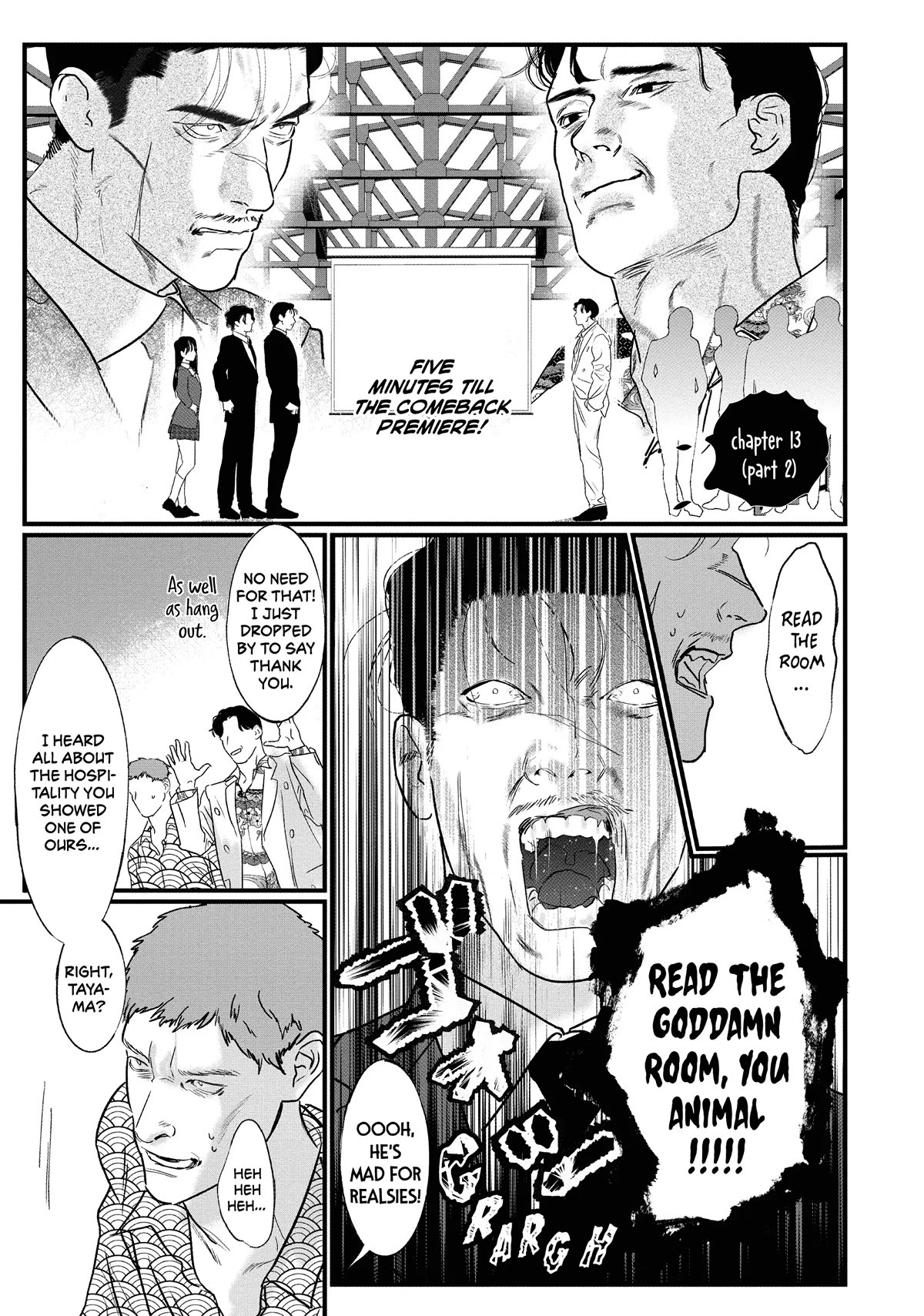 Yakuza no Oshigoto Chapter 13.2 page 1 - Chapter 13.2