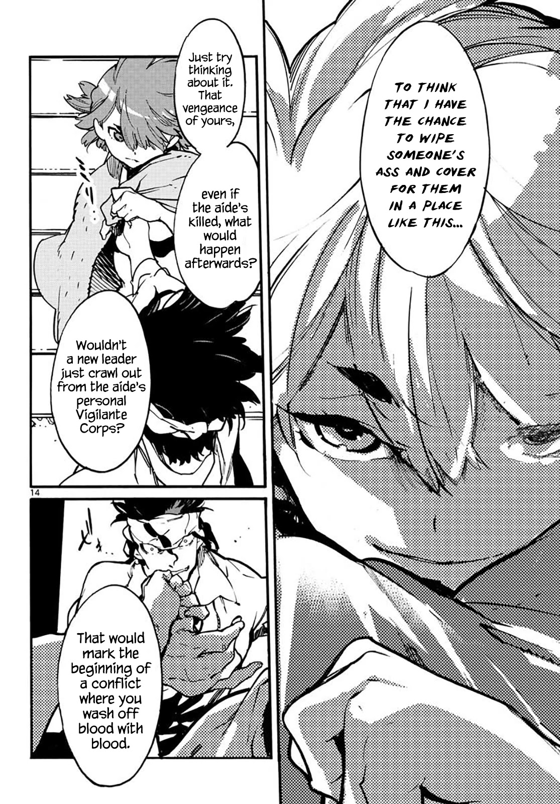 Yakuza Reincarnation Chapter 10 page 14 - Chapter 10: The Darkness of the Underground Canal