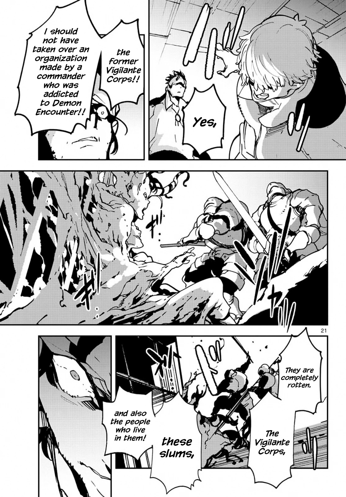 Yakuza Reincarnation Chapter 11 page 21 - Chapter 11: Place of Judgement