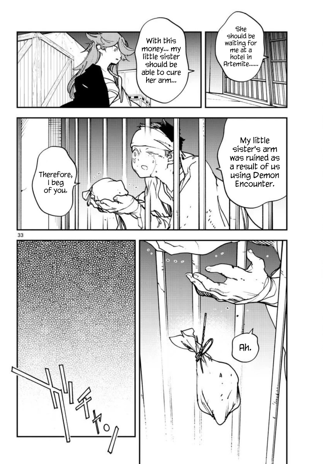 Yakuza Reincarnation Chapter 29 page 33 - Chapter 29: Gold Coins of Stone