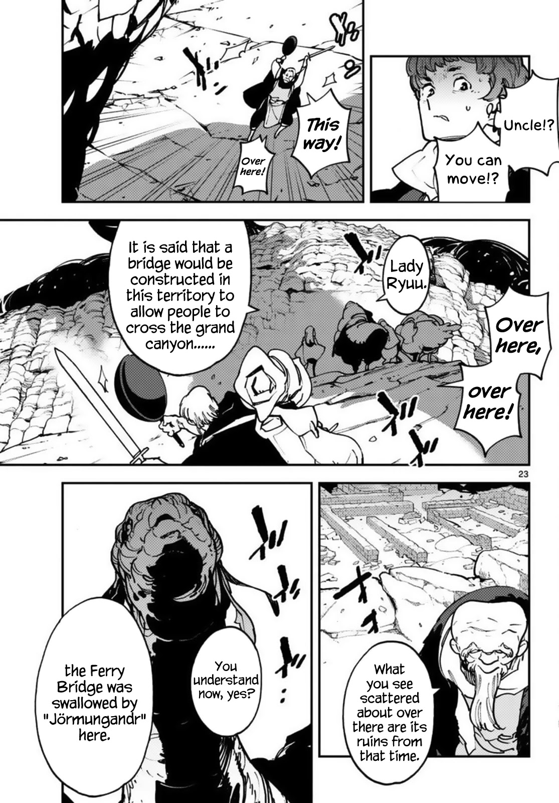 Yakuza Reincarnation Chapter 35 page 21 - Chapter 35: The Royal Family's Ferry Bridge