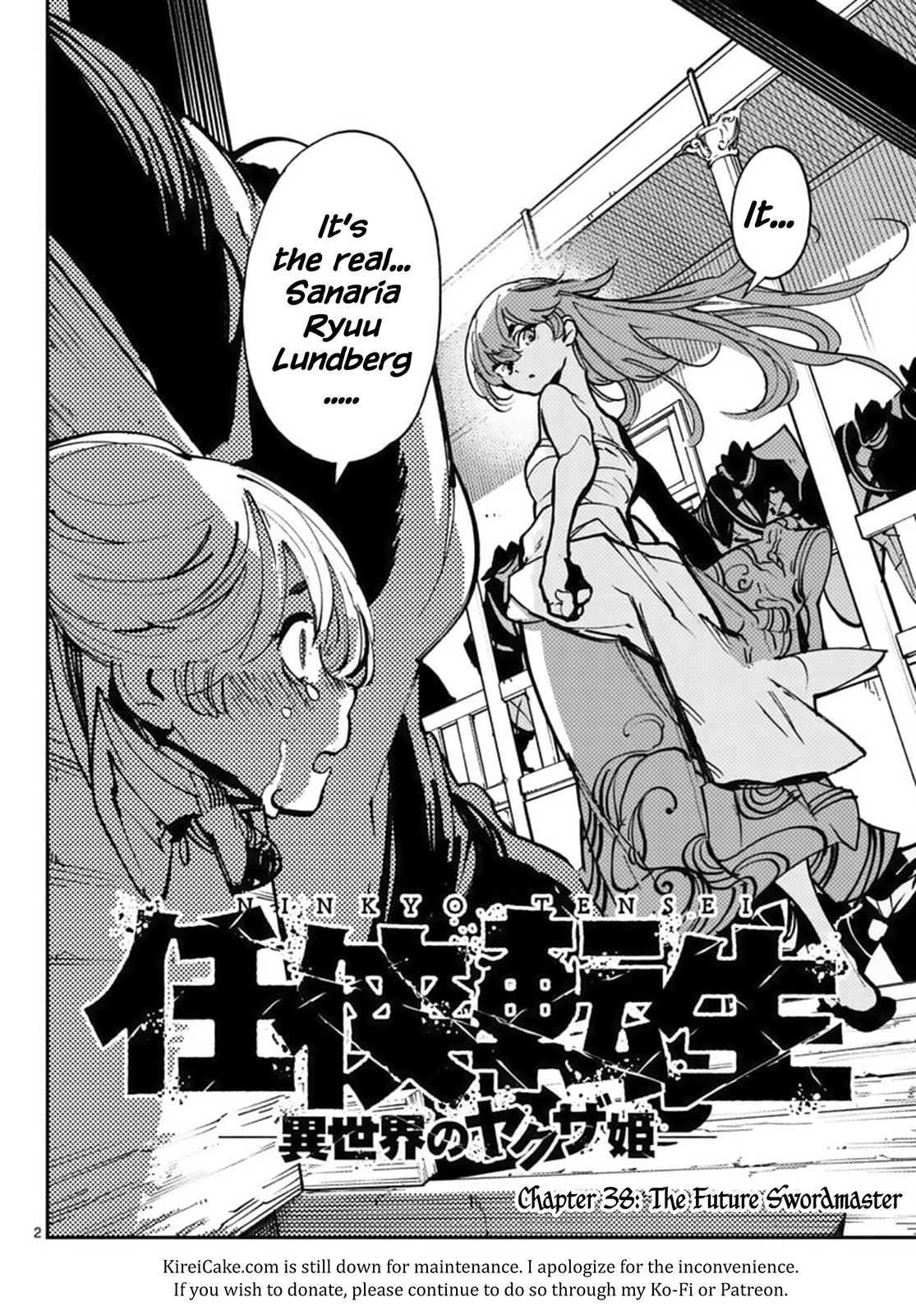 Yakuza Reincarnation Chapter 38 page 2 - Chapter 38: The Future Swordmaster