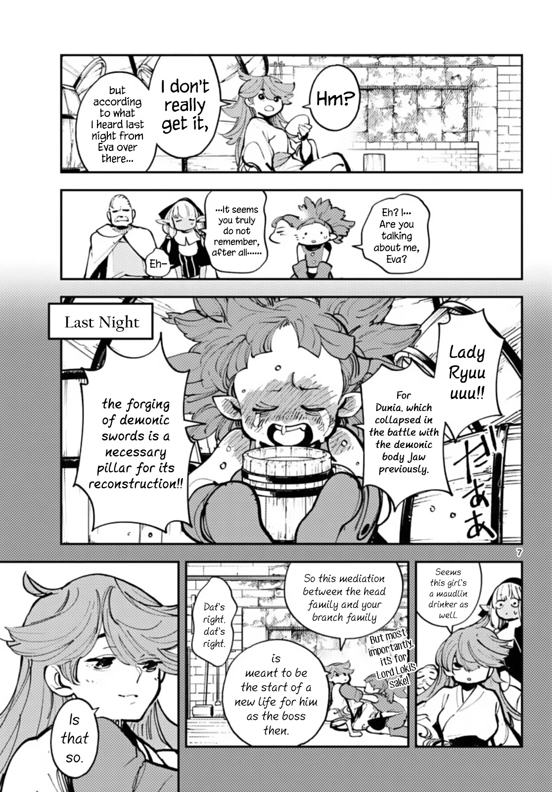 Yakuza Reincarnation Chapter 40 page 7 - Chapter 40: Demonic Sword Forging