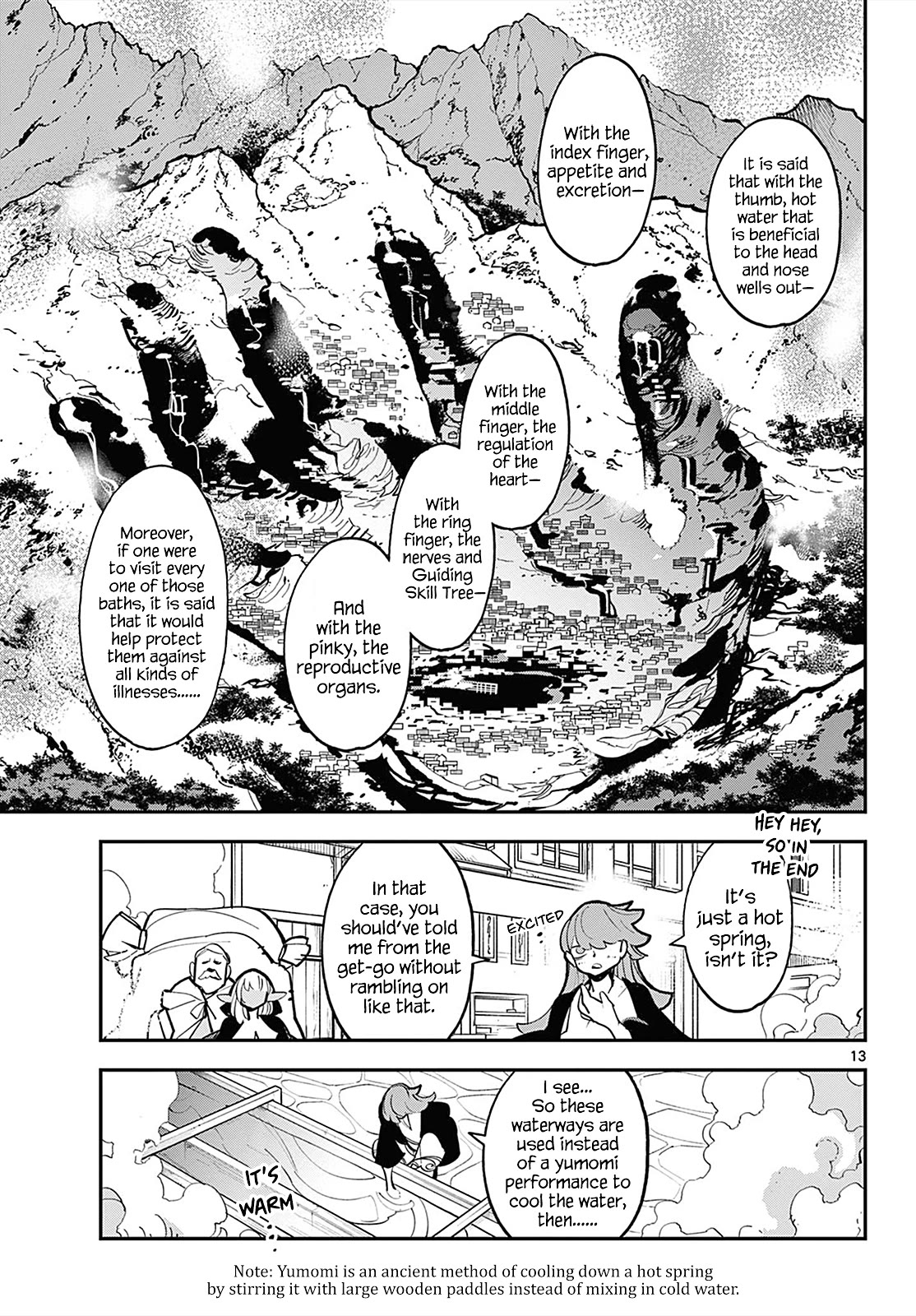 Yakuza Reincarnation Chapter 42 page 12 - Chapter 42: The Miraculous Moonlit Spring
