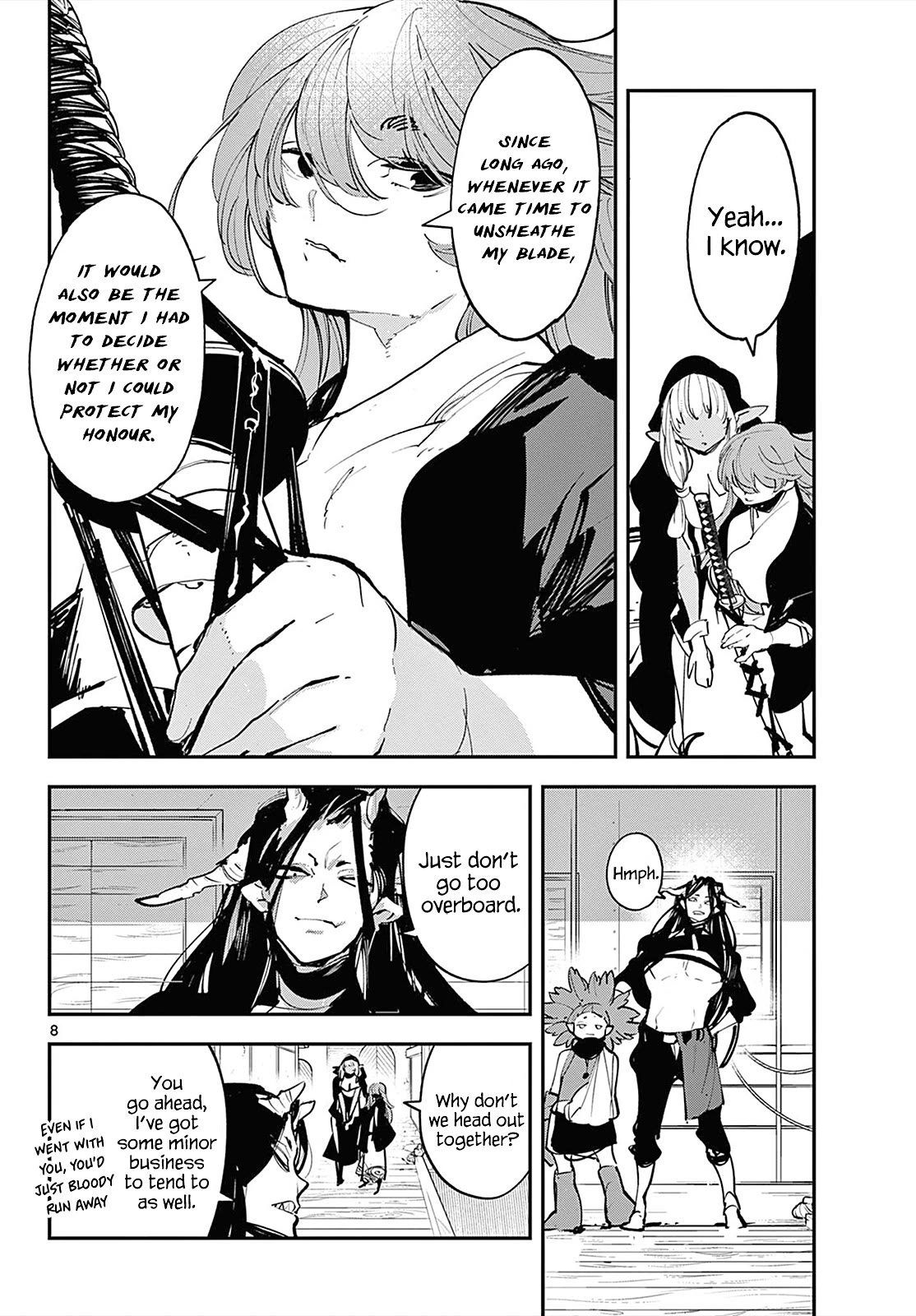 Yakuza Reincarnation Chapter 42 page 7 - Chapter 42: The Miraculous Moonlit Spring