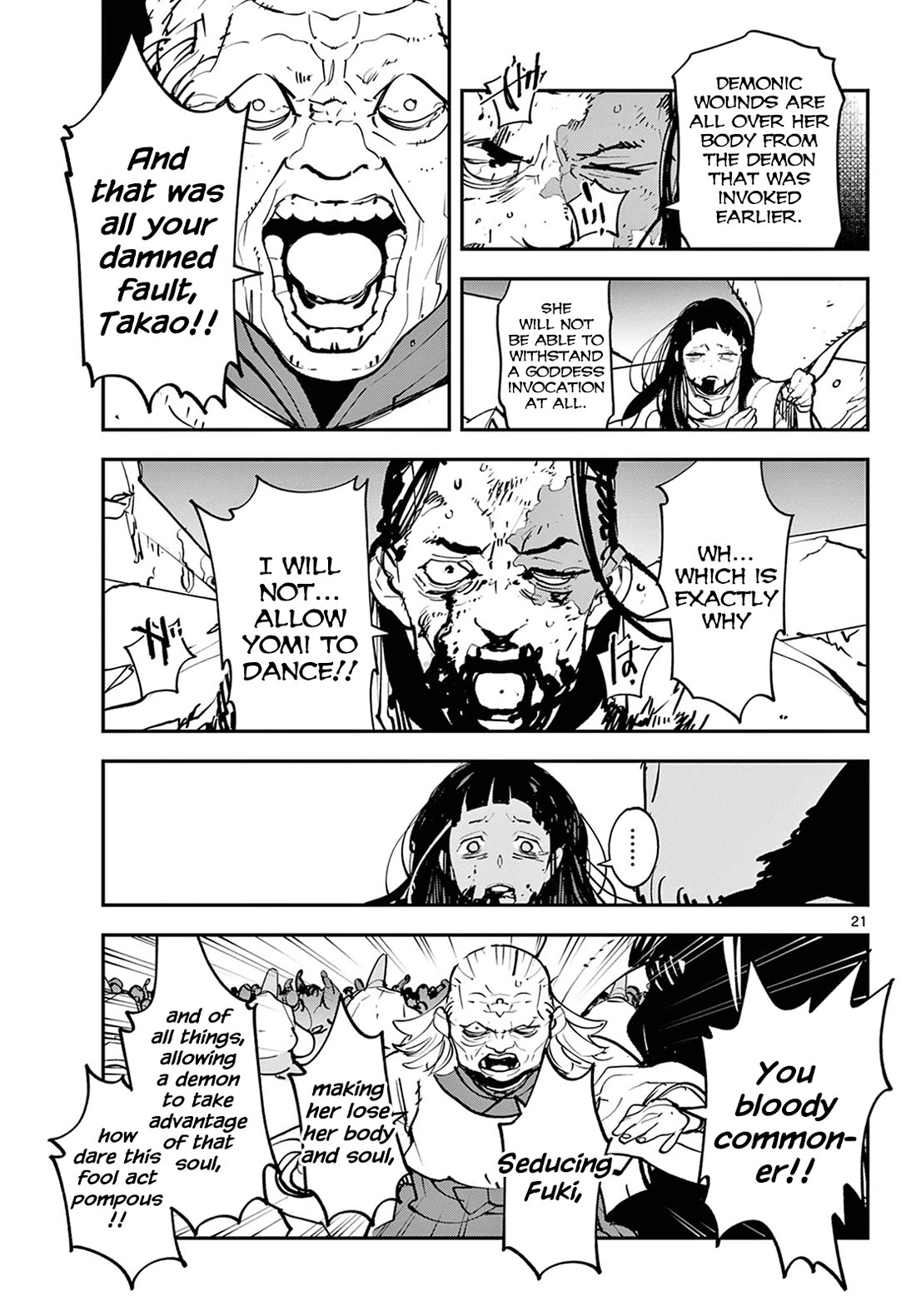 Yakuza Reincarnation Chapter 46 page 21 - Chapter 46: Goddess Invocation