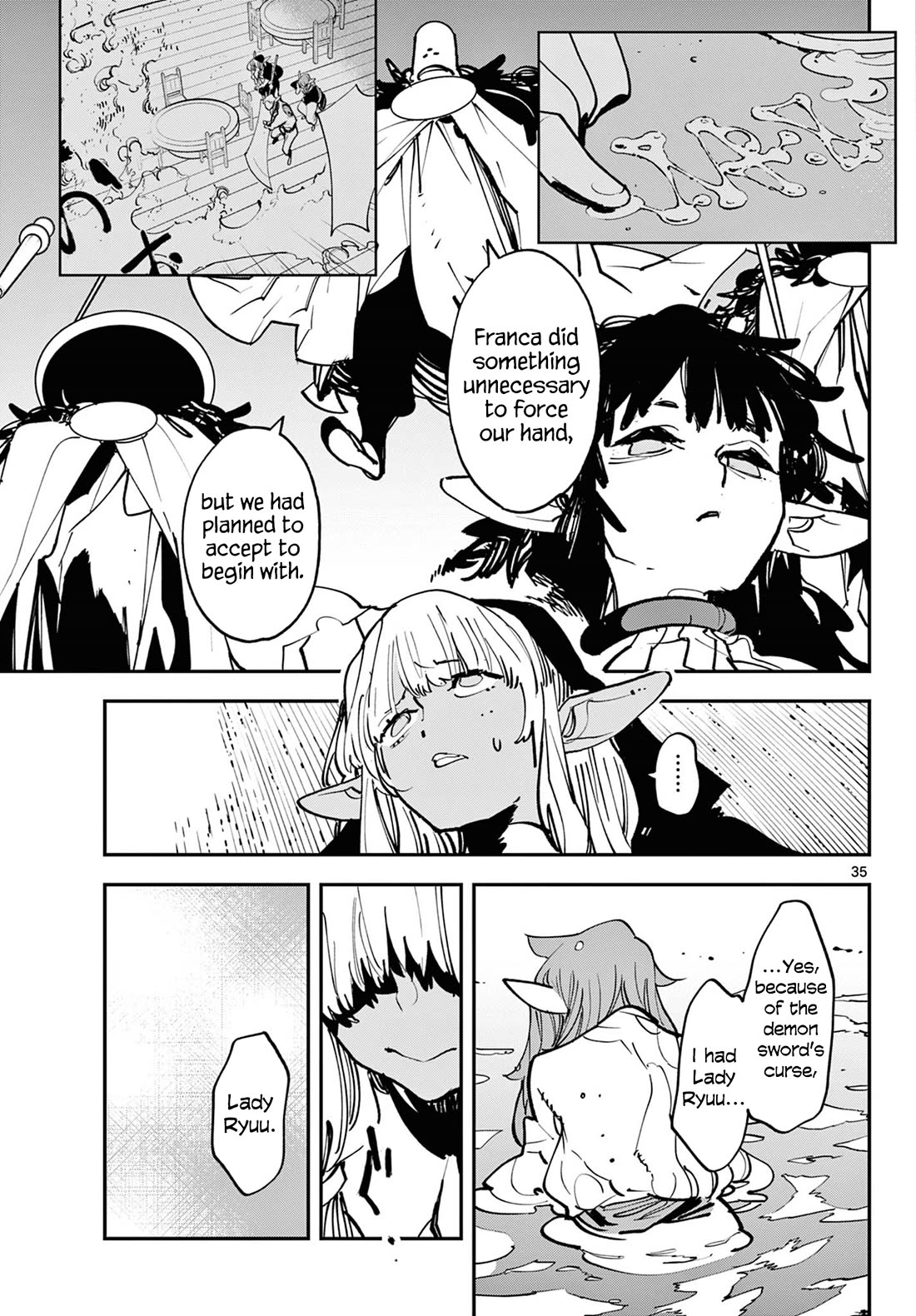 Yakuza Reincarnation Chapter 54 page 35 - Chapter 54: Dark Elf