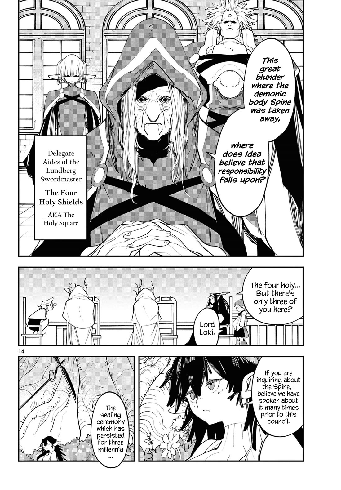Yakuza Reincarnation Chapter 60 page 14 - Chapter 60: Council of the Six Rulers