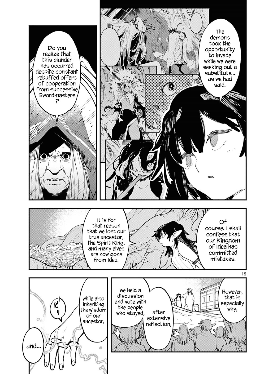 Yakuza Reincarnation Chapter 60 page 15 - Chapter 60: Council of the Six Rulers