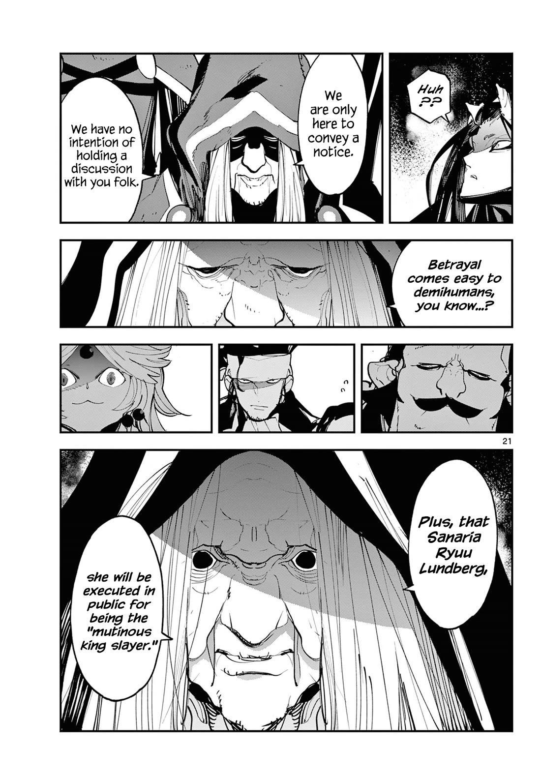 Yakuza Reincarnation Chapter 60 page 21 - Chapter 60: Council of the Six Rulers