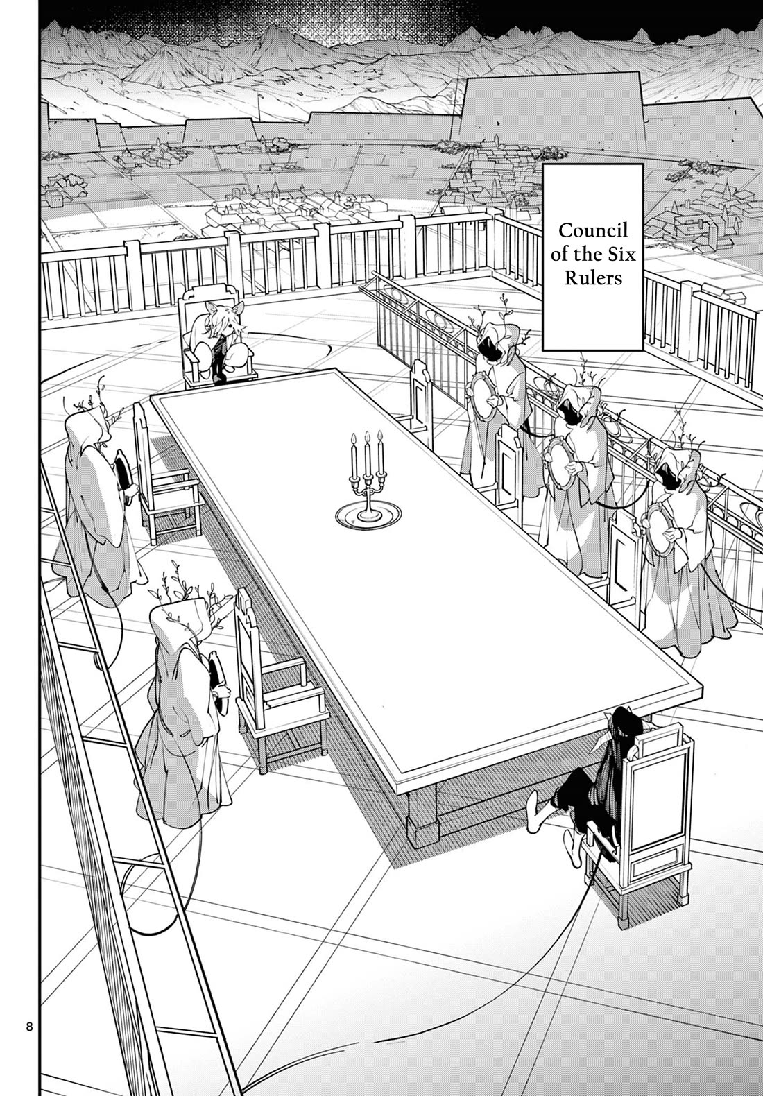 Yakuza Reincarnation Chapter 60 page 8 - Chapter 60: Council of the Six Rulers