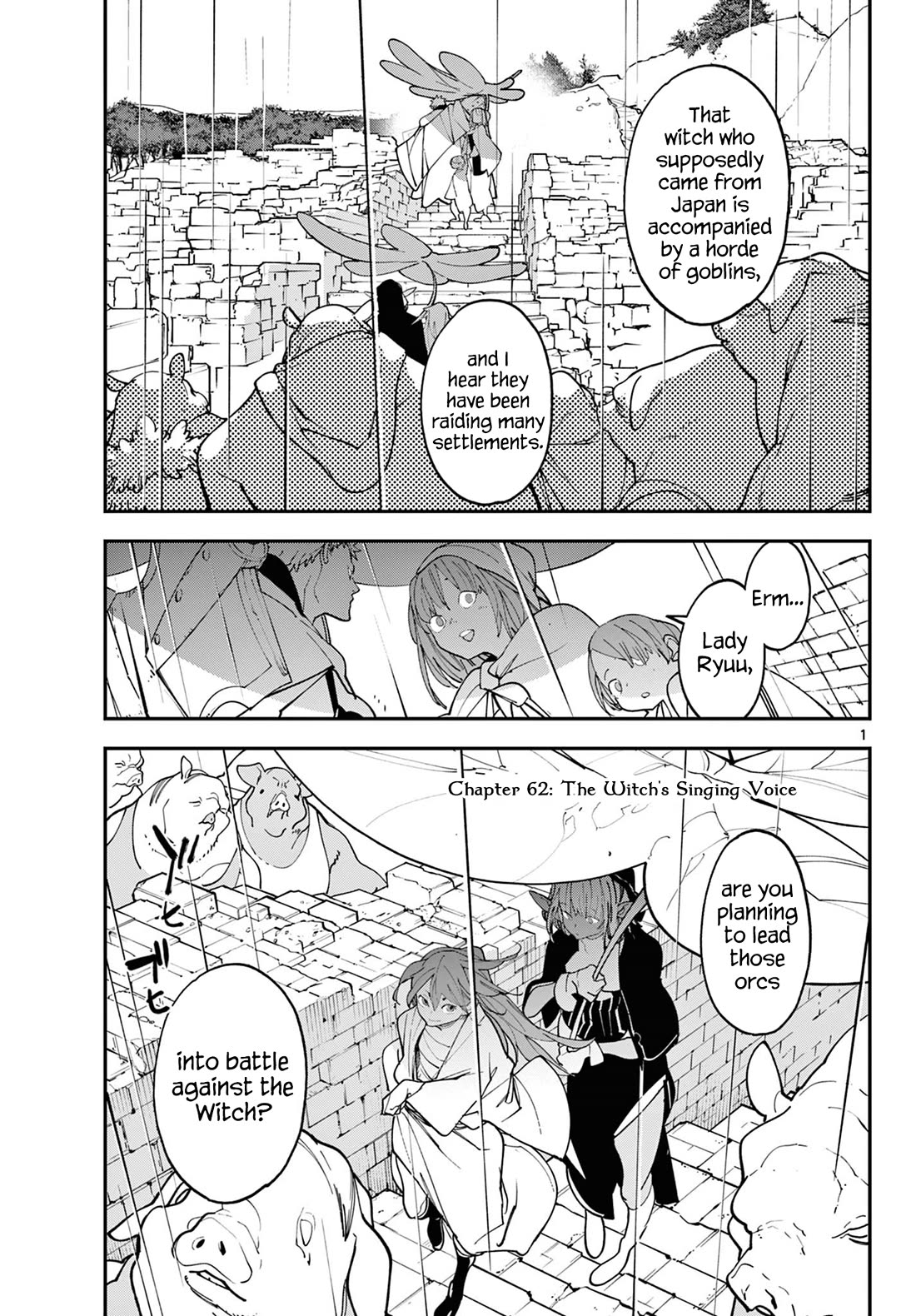 Yakuza Reincarnation Chapter 62 page 1 - Chapter 62: The Witch's Singing Voice