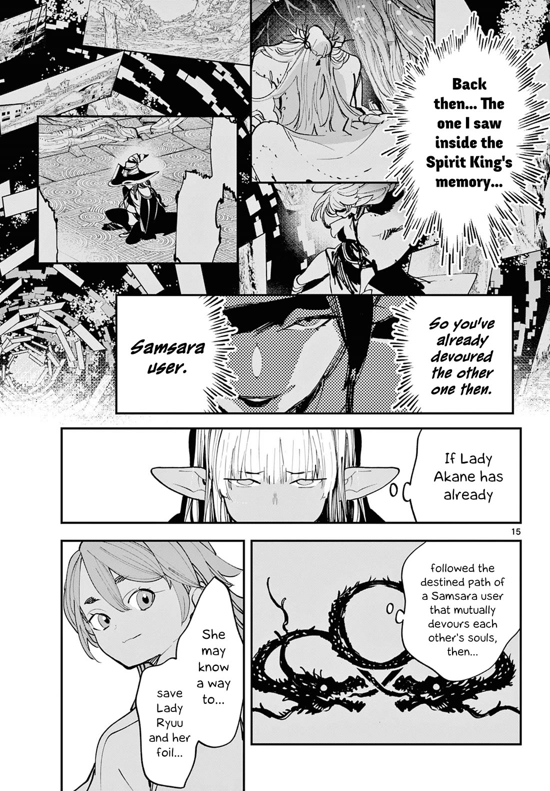 Yakuza Reincarnation Chapter 62 page 15 - Chapter 62: The Witch's Singing Voice