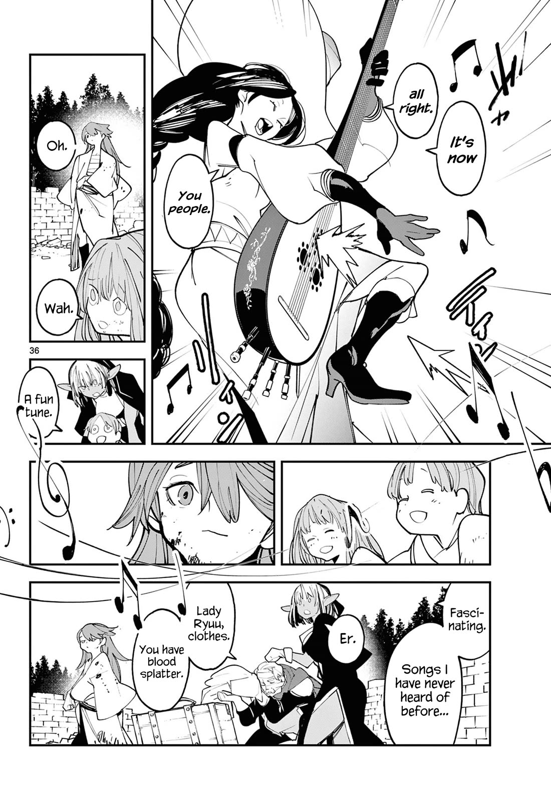Yakuza Reincarnation Chapter 62 page 35 - Chapter 62: The Witch's Singing Voice