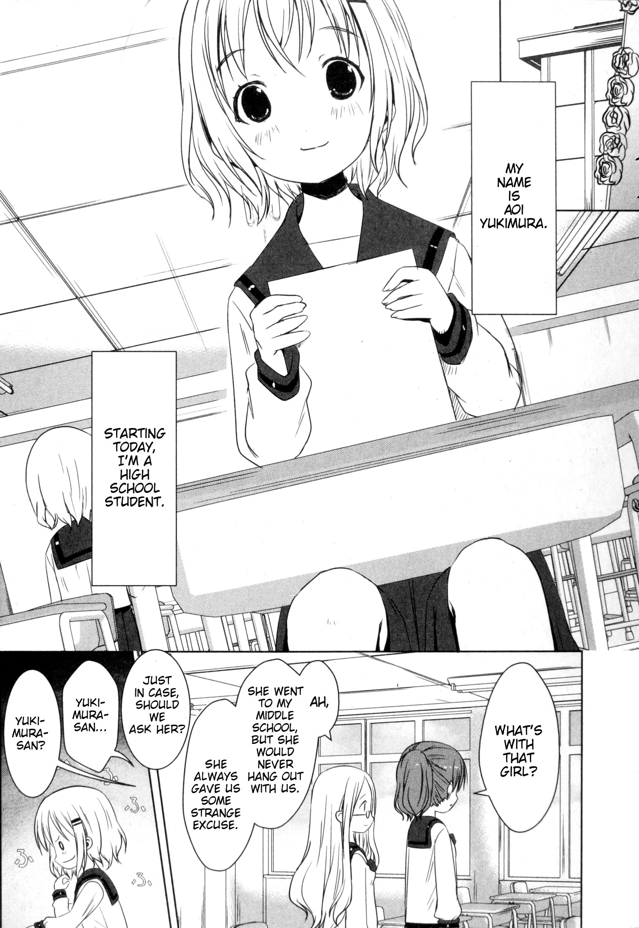 Yama No Susume Chapter 1 page 4 - Chapter 1: Anything But Mountains!
