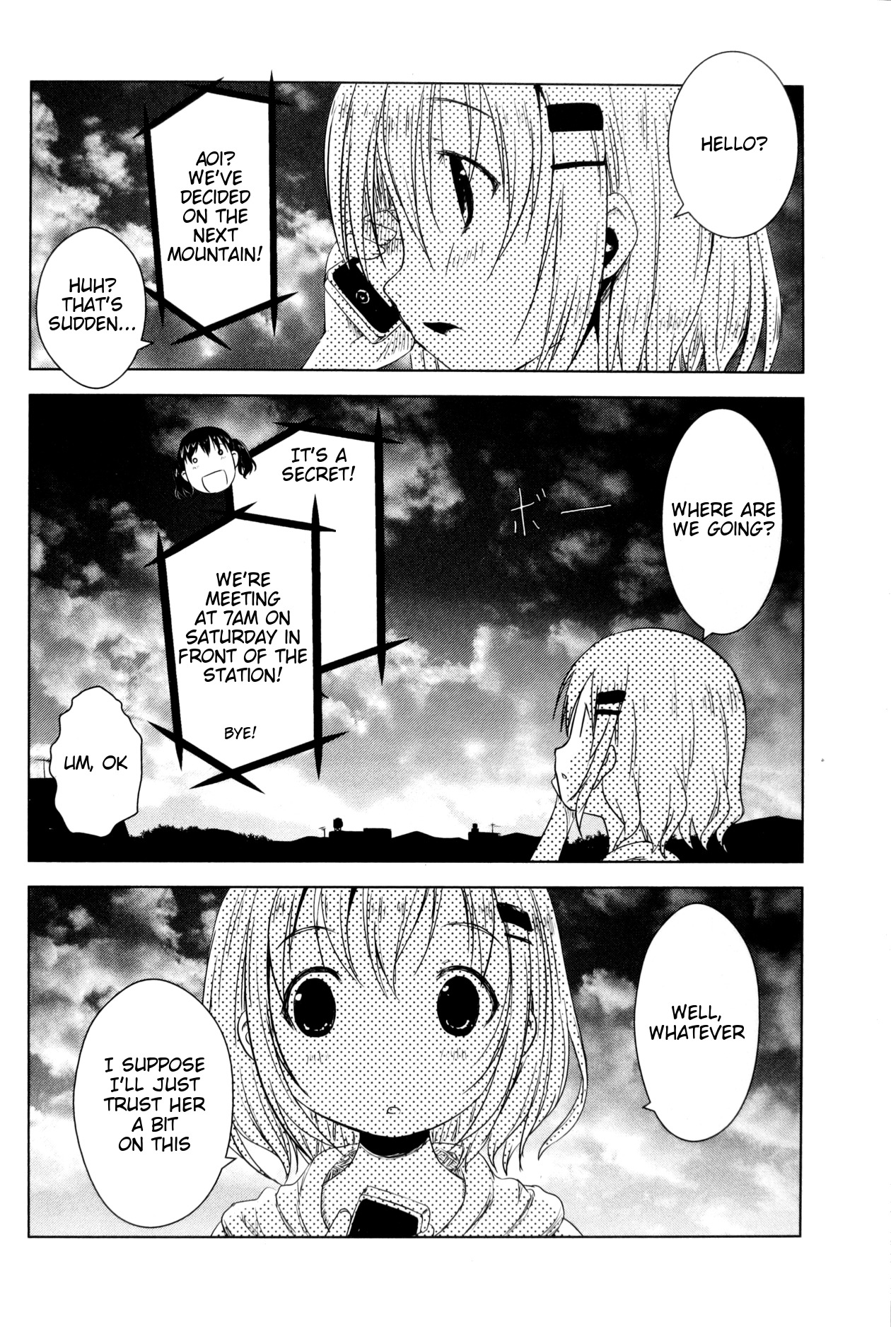 Yama No Susume Chapter 10 page 14 - Chapter 10: Where Can We See Fujisan?