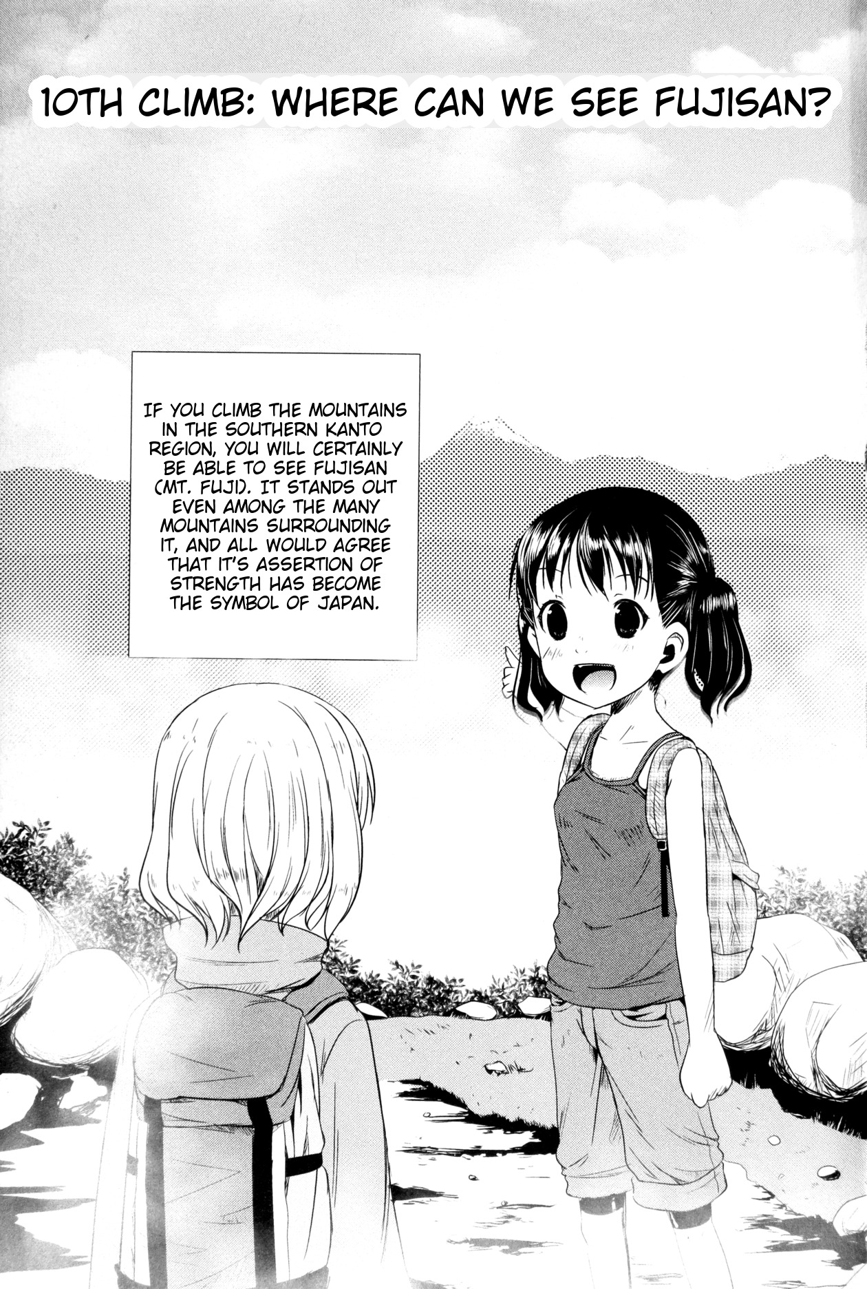 Yama No Susume Chapter 10 page 3 - Chapter 10: Where Can We See Fujisan?