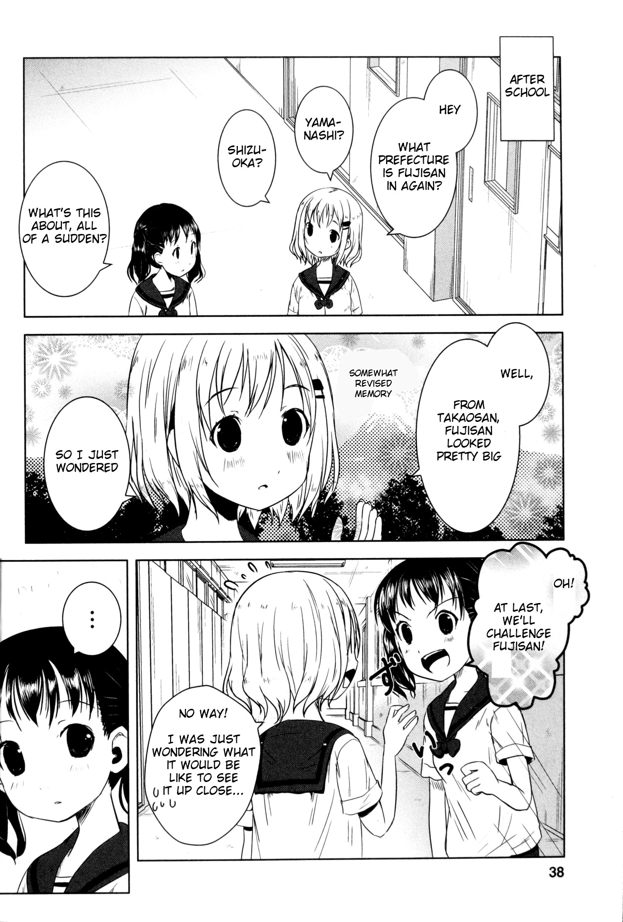 Yama No Susume Chapter 10 page 4 - Chapter 10: Where Can We See Fujisan?