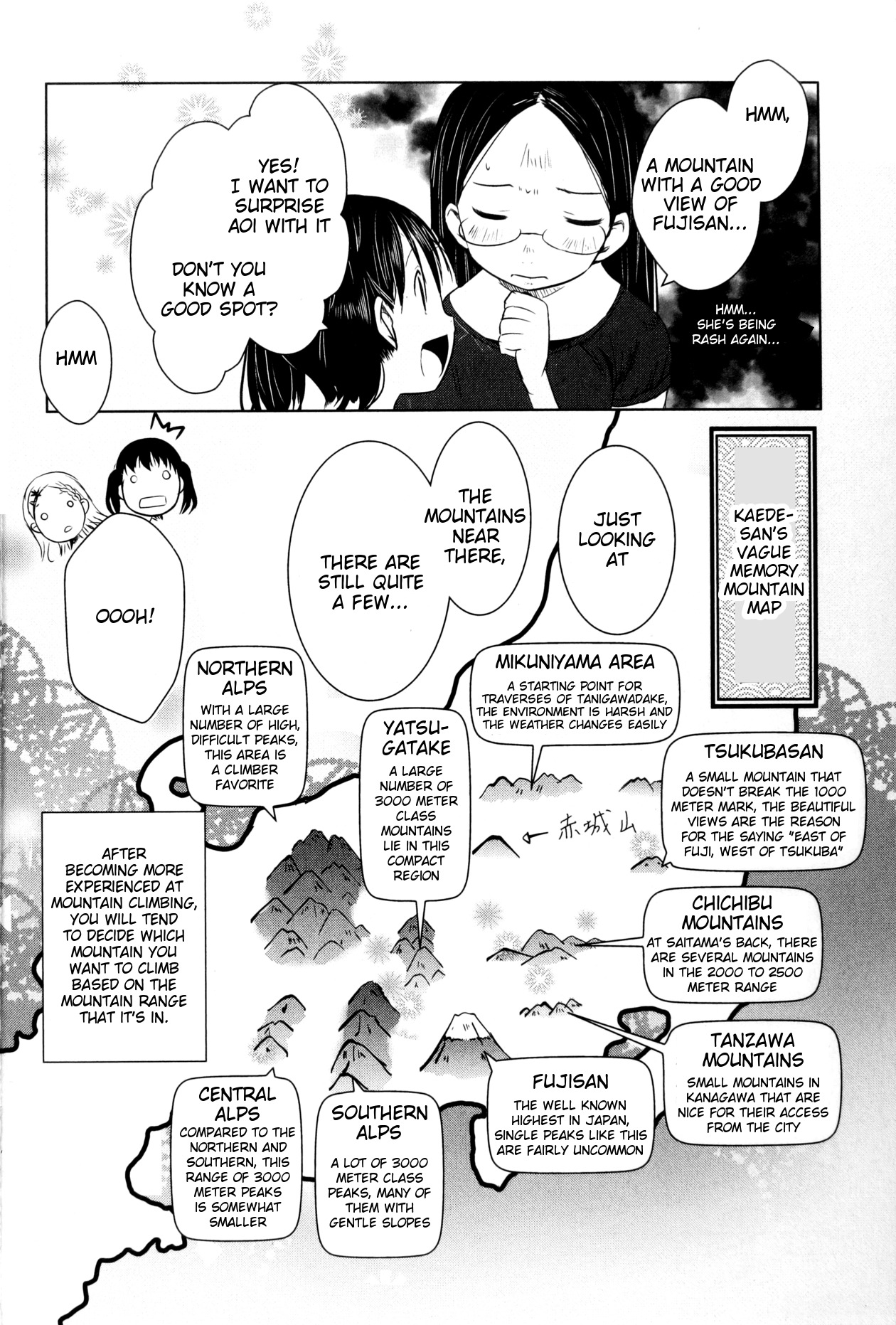 Yama No Susume Chapter 10 page 6 - Chapter 10: Where Can We See Fujisan?