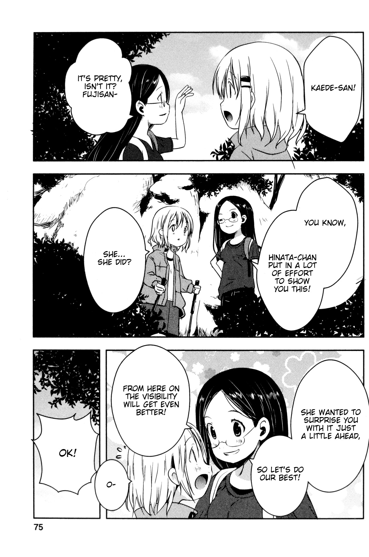 Yama No Susume Chapter 12 page 5 - Chapter 12: About Climbing Mountains