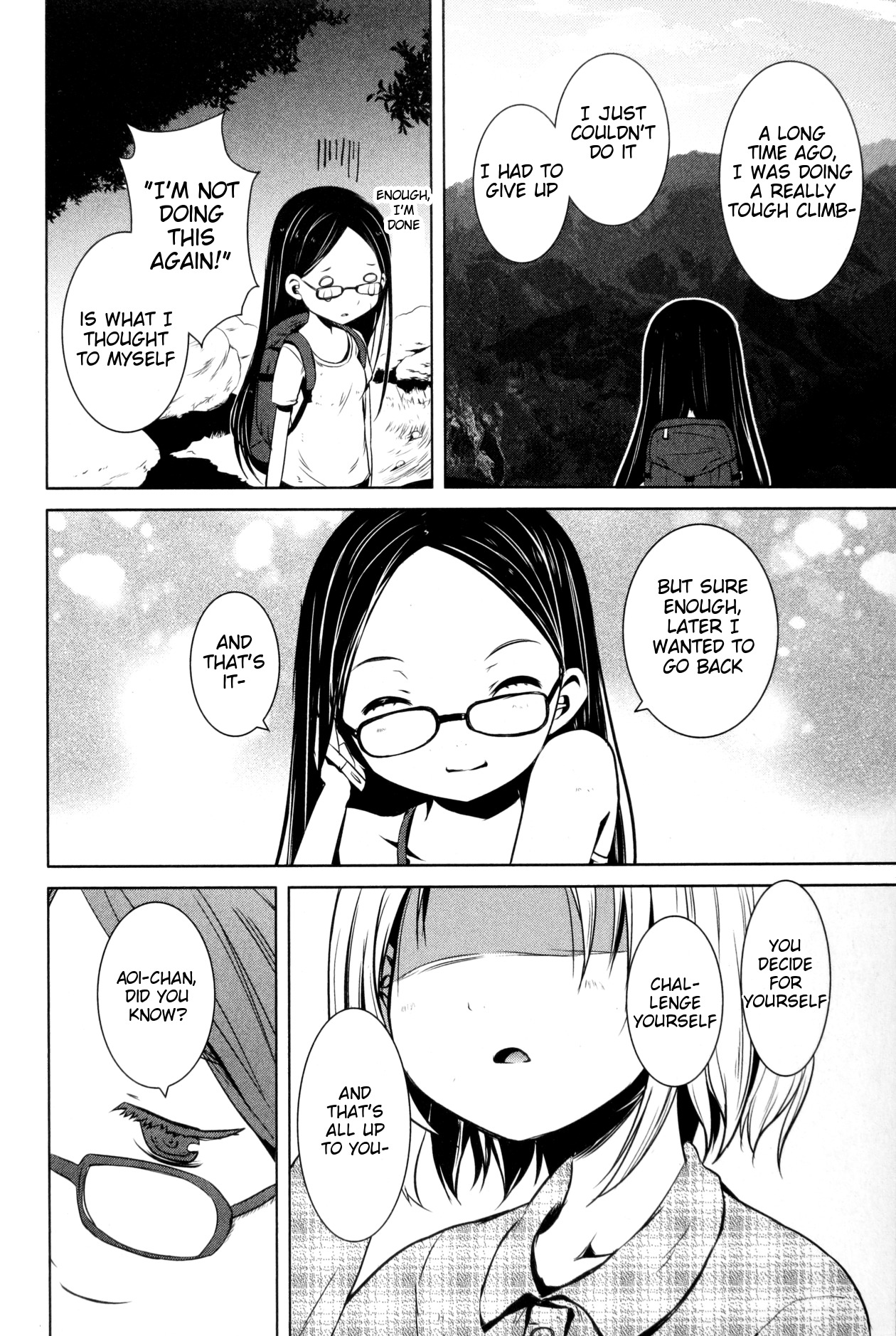 Yama No Susume Chapter 18 page 14 - Chapter 18: Let's Choose Trail Snacks!