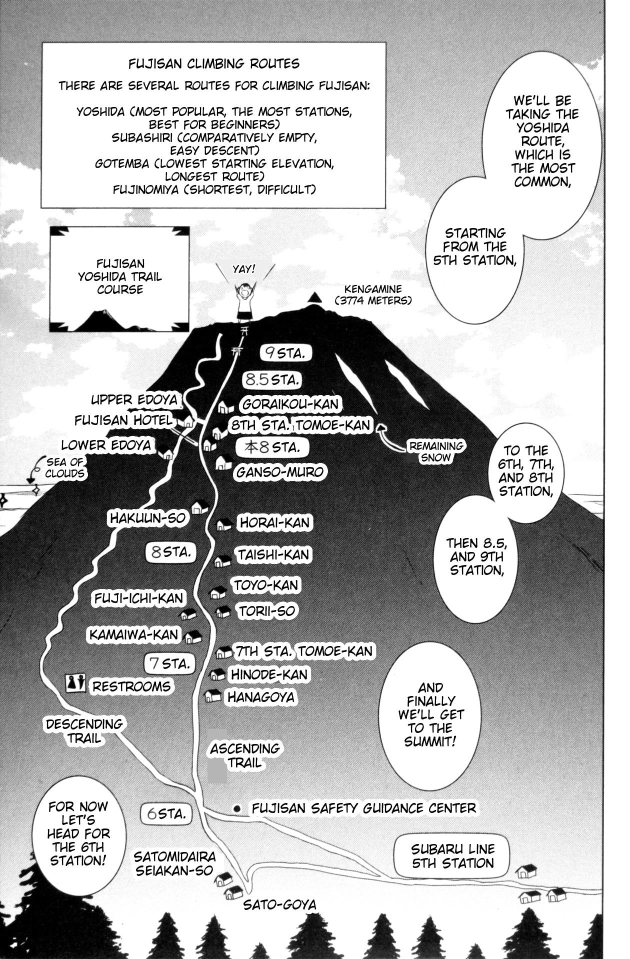 Yama No Susume Chapter 19 page 9 - Chapter 19: Our First Night Climb