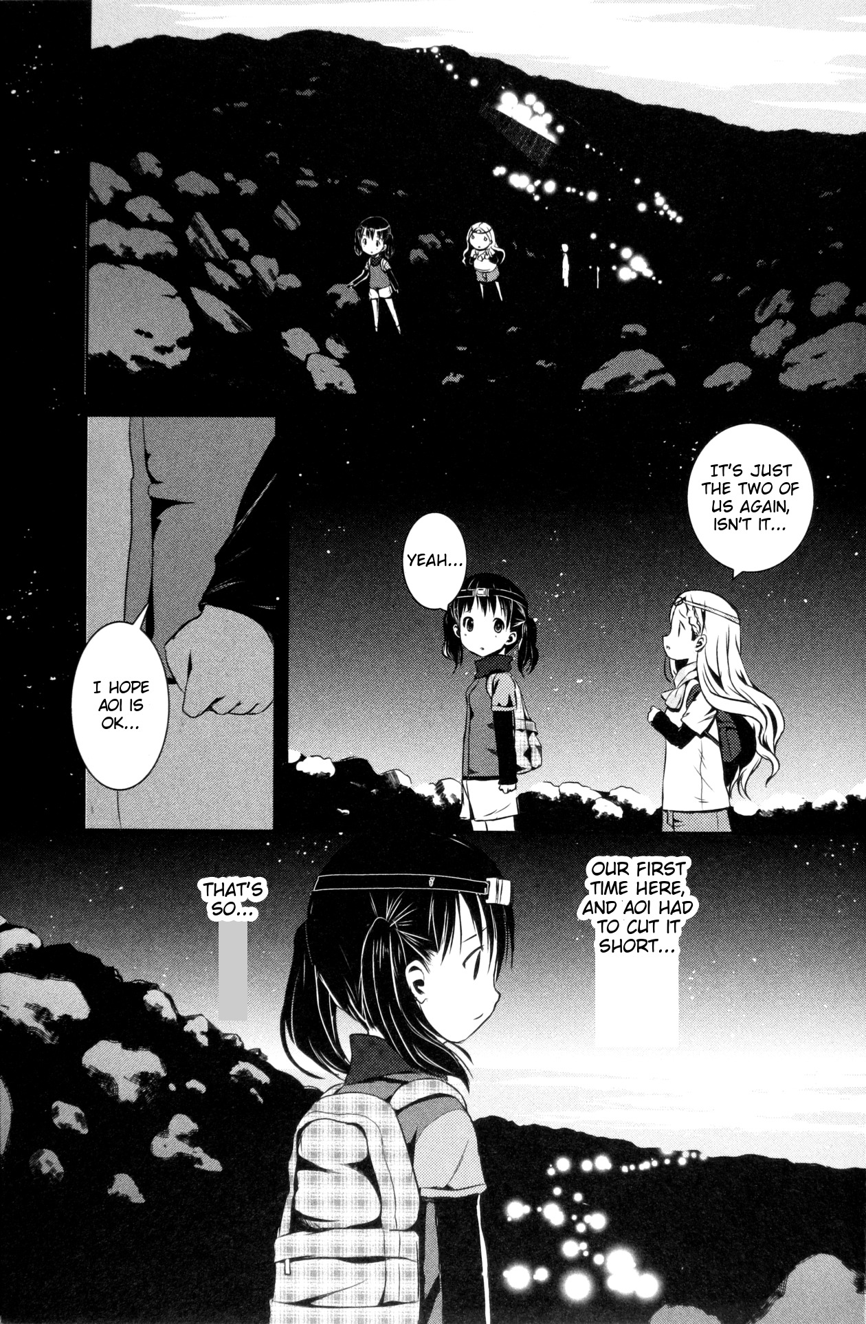 Yama No Susume Chapter 21 page 1 - Chapter 21: The Sunrise We Each Saw