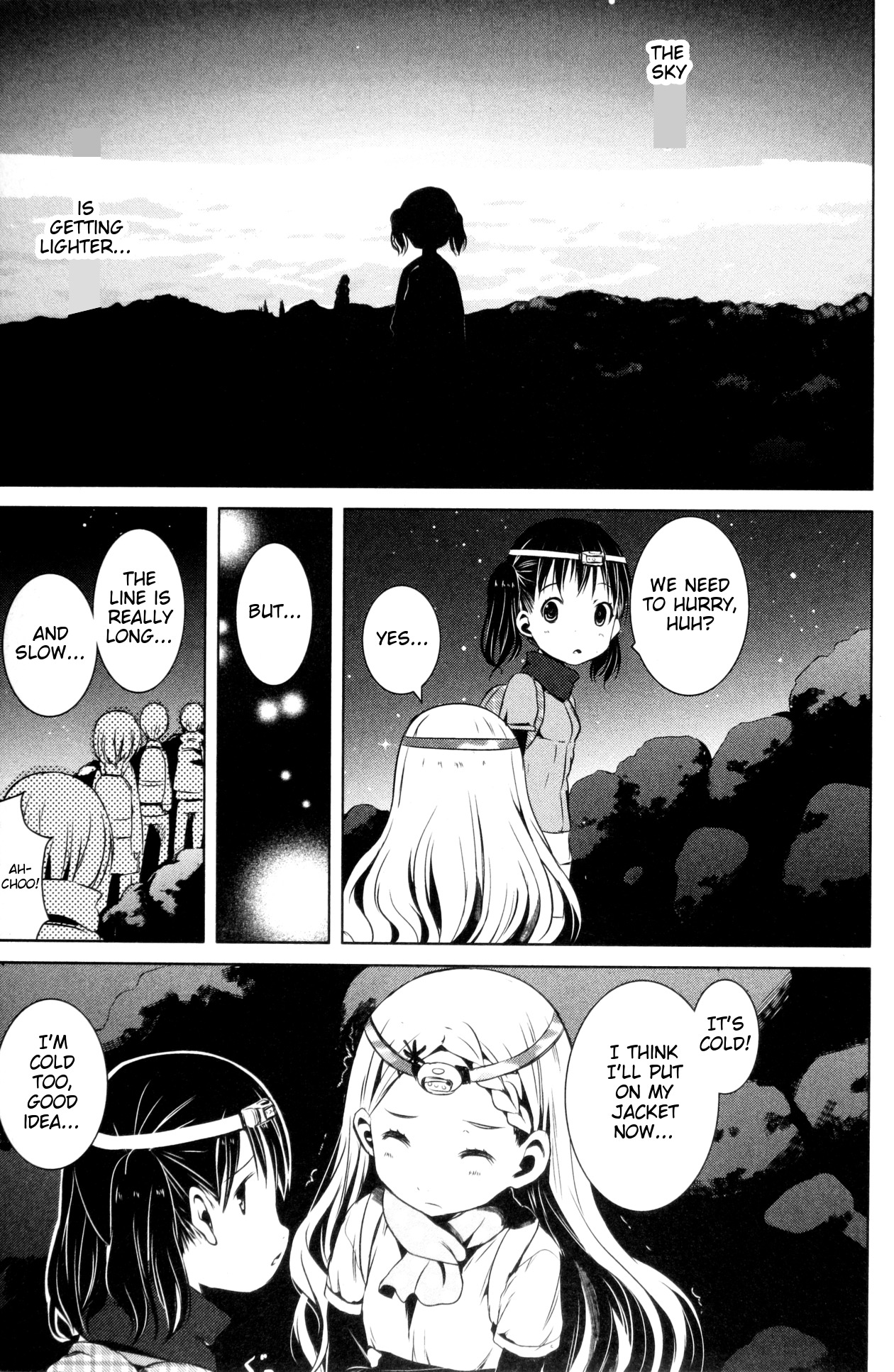 Yama No Susume Chapter 21 page 13 - Chapter 21: The Sunrise We Each Saw