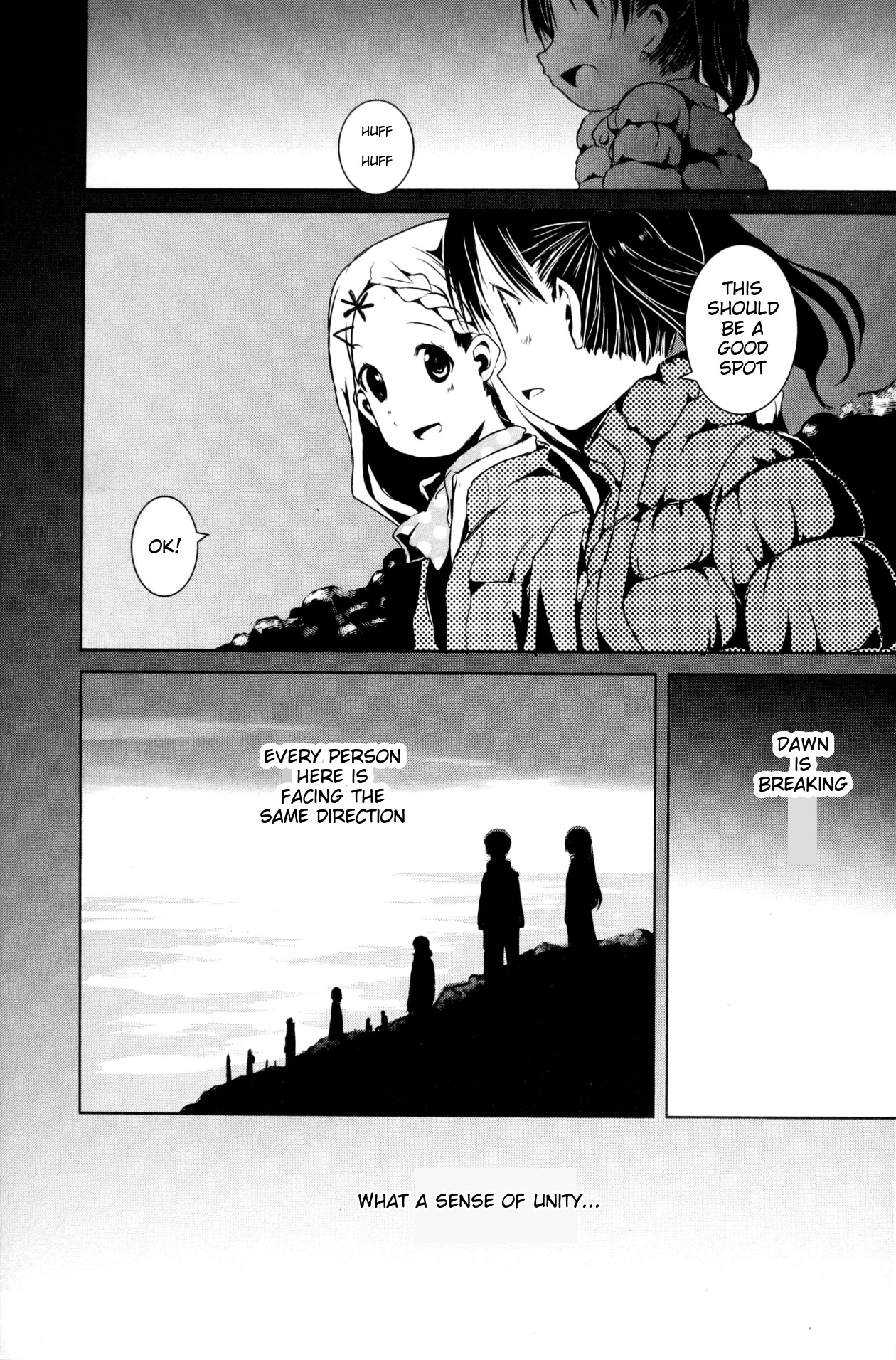 Yama No Susume Chapter 21 page 17 - Chapter 21: The Sunrise We Each Saw
