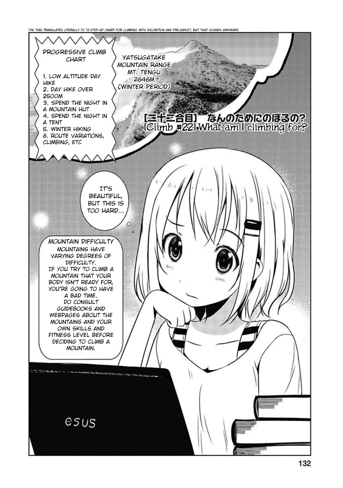 Yama No Susume Chapter 22 page 2 - Chapter 22: For what reason do you climb?
