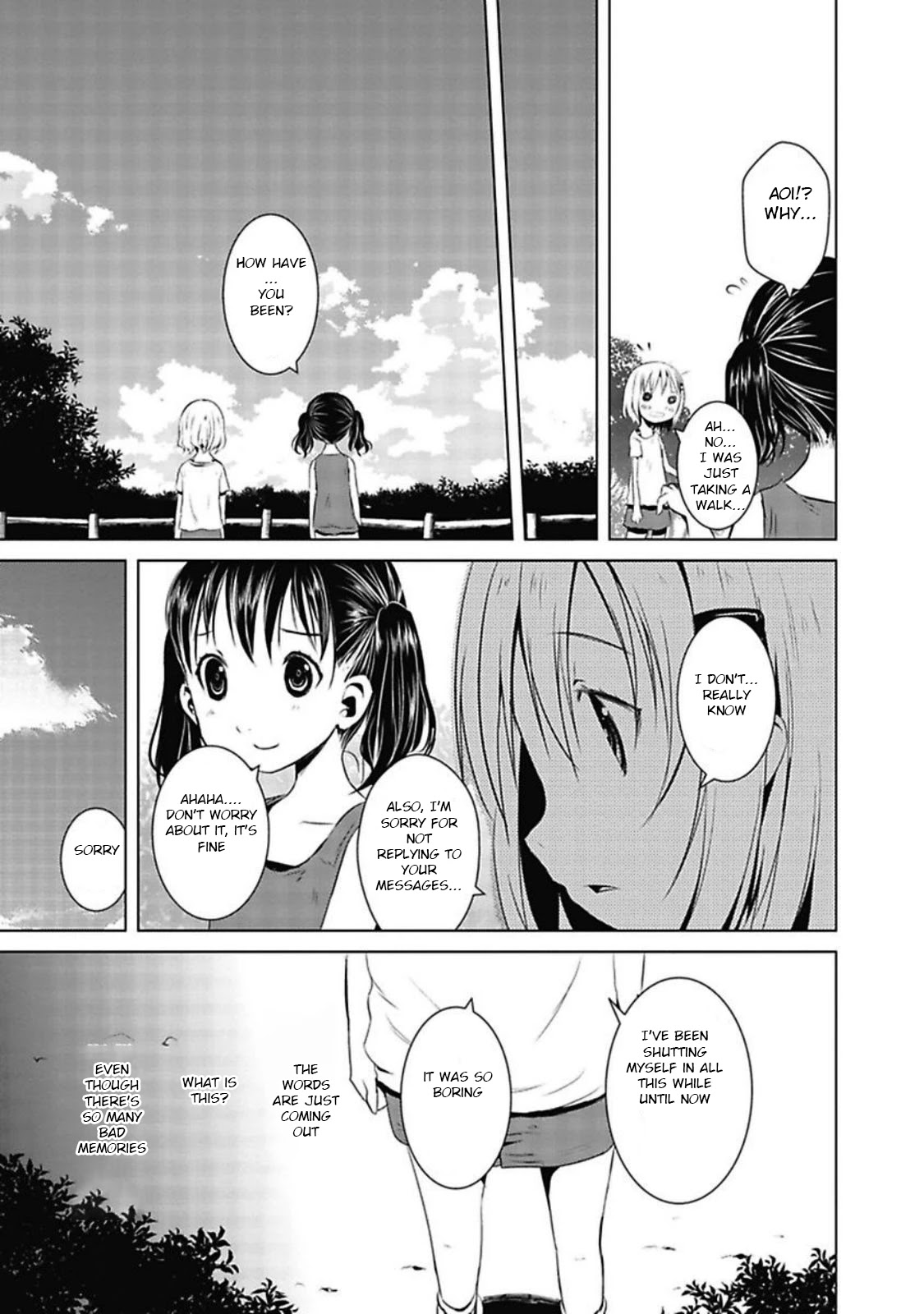 Yama No Susume Chapter 23 page 15 - Chapter 23: Friends